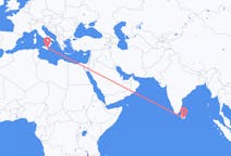 Flyrejser fra Hambantota, Sri Lanka til Catania, Italien