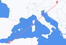 Flyg från Tlemcen, Algeriet till Budapest, Ungern