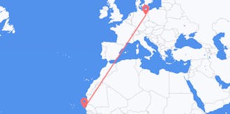 Flug frá Senegal til Þýskalands
