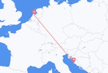 Flights from Zadar in Croatia to Amsterdam in the Netherlands