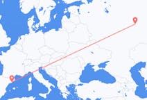 Voli da Kazan’, Russia a Barcellona, Spagna