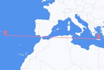 Flights from Santa Maria Island, Portugal to Heraklion, Greece