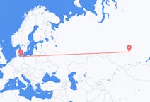 Flights from Krasnoyarsk, Russia to Rostock, Germany