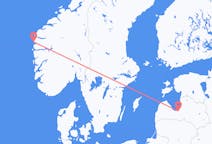 Flights from Florø to Riga