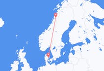 Flights from Mo i Rana, Norway to Aarhus, Denmark