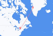 Flüge von Rochester, die Vereinigten Staaten nach Kangerlussuaq, Grönland
