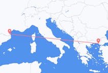 Loty z miasta Aleksandropolis do miasta Perpignan