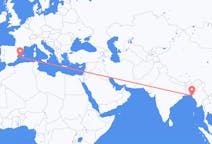 Flights from Cox's Bazar, Bangladesh to Ibiza, Spain