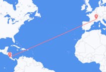 Flyreiser fra Liberia, Costa Rica til Grenoble, Frankrike