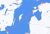 Flights from Tallinn in Estonia to Bornholm in Denmark