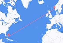 Flights from Rock Sound, the Bahamas to Haugesund, Norway