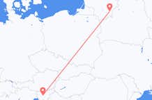 Flyreiser fra Ljubljana, til Vilnius