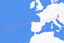 Flights from Ljubljana, Slovenia to Corvo Island, Portugal
