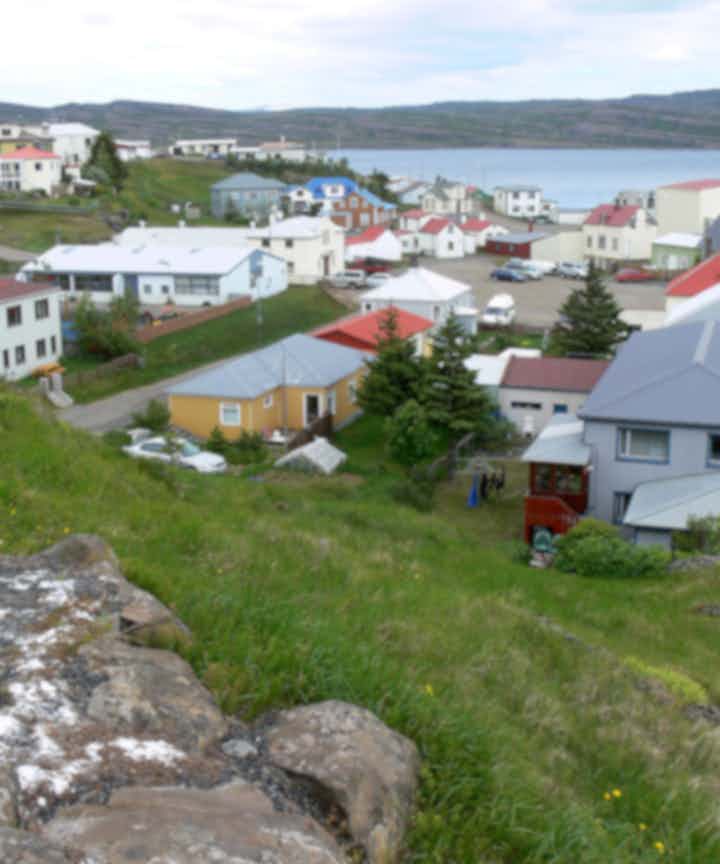 Hótel og gististaðir á Hólmavík, Íslandi