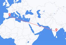 出发地 印度出发地 维杰亚瓦达目的地 西班牙伊维萨岛的航班