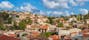 Photo of panoramic view of Lofou, a famous touristic village in Cyprus.
