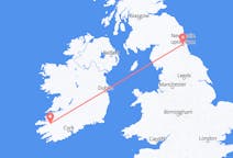 Vluchten van Killorglin, Ierland naar Newcastle upon Tyne, Engeland