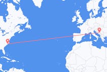 Flug frá Jacksonville, Bandaríkjunum til Sarajevo, Bosníu og Hersegóvínu