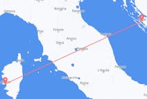Flug frá Zadar, Króatíu til Ajaccio, Frakklandi