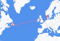Flights from Saint-Pierre, St. Pierre & Miquelon to Billund, Denmark