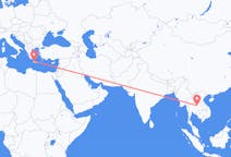 Flyrejser fra Khon Kaen, Thailand til Chania, Grækenland