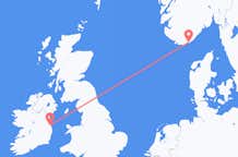 Flights from Kristiansand to Dublin