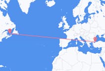 Flüge von Les Iles-de-la-Madeleine, Québec, Kanada nach Istanbul, die Türkei