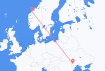 Vluchten van Molde, Noorwegen naar Chisinau, Moldavië