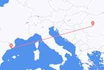 Flights from Barcelona in Spain to Sibiu in Romania