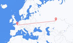 Flights from Kostanay, Kazakhstan to Paris, France