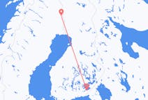 Fly fra Pajala til Lappeenranta