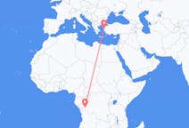 Flights from Kinshasa to Mytilene