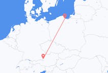 Flights from Gdansk to Salzburg