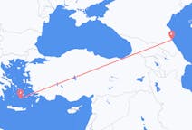 Flyrejser fra Makhatjkala, Rusland til Santorini, Grækenland