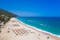 photo of view Famous beach of Chorefto, Pelion, Greece.