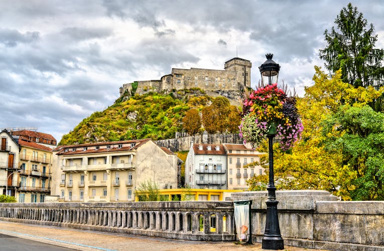 Photo of the Chateau Fort de Lourdes, a castle in Hautes.