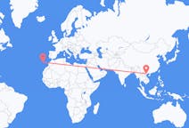 Flyreiser fra Hanoi, Vietnam til Porto Santo, Portugal