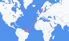 Flights from Parnaíba, Brazil to Billund, Denmark