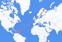 Loty od Świętego Jerzego, Grenada do Kuusamo, Finlandia