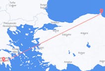 Vols depuis la ville de Kalamata vers la ville de Sinop