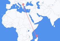 Flights from Nosy Be, Madagascar to Thessaloniki, Greece