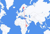 Flights from Nairobi, Kenya to Tampere, Finland