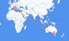 Flyreiser fra King Island, Australia til Trapani, Italia