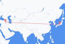 Flyg från Nagoya, Japan till Van, Turkiet