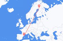 Flights from Rovaniemi to Barcelona
