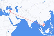 Flyg från Ho Chi Minh-staden, Vietnam till Gaziantep, Turkiet