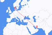 Flights from Ras al-Khaimah, United Arab Emirates to Billund, Denmark