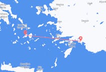 Flights from Parikia, Greece to Dalaman, Turkey