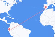 Flyrejser fra Jaen (Peru), Peru til Málaga, Spanien