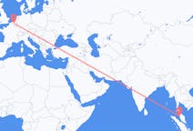 Flyreiser fra Penang, Malaysia til Brussel, Belgia